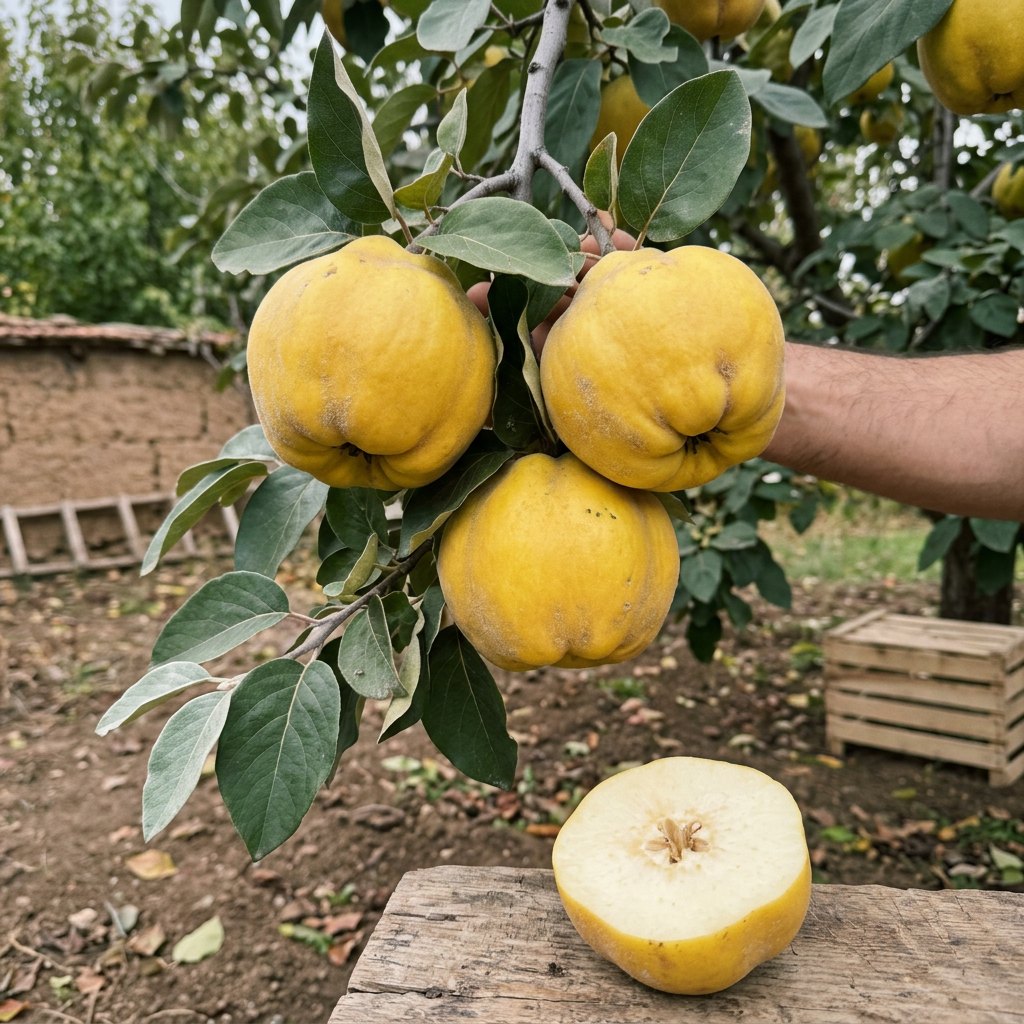 Ekmek Ayvası — dalında