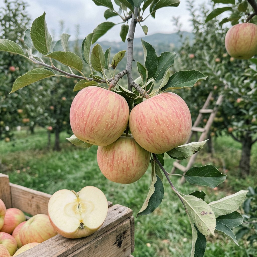Fuji elma — dalında