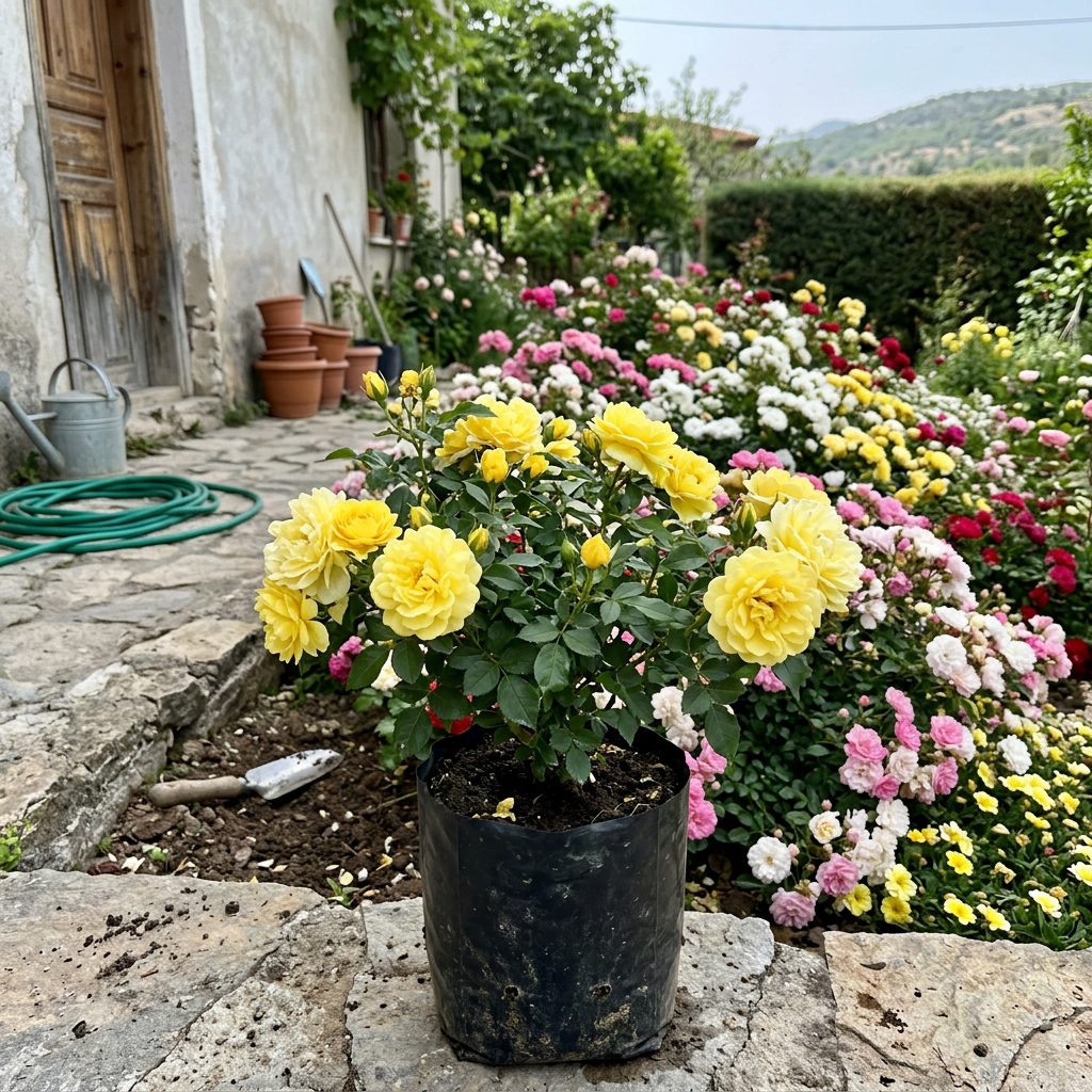 Bodur Gül Fidanı