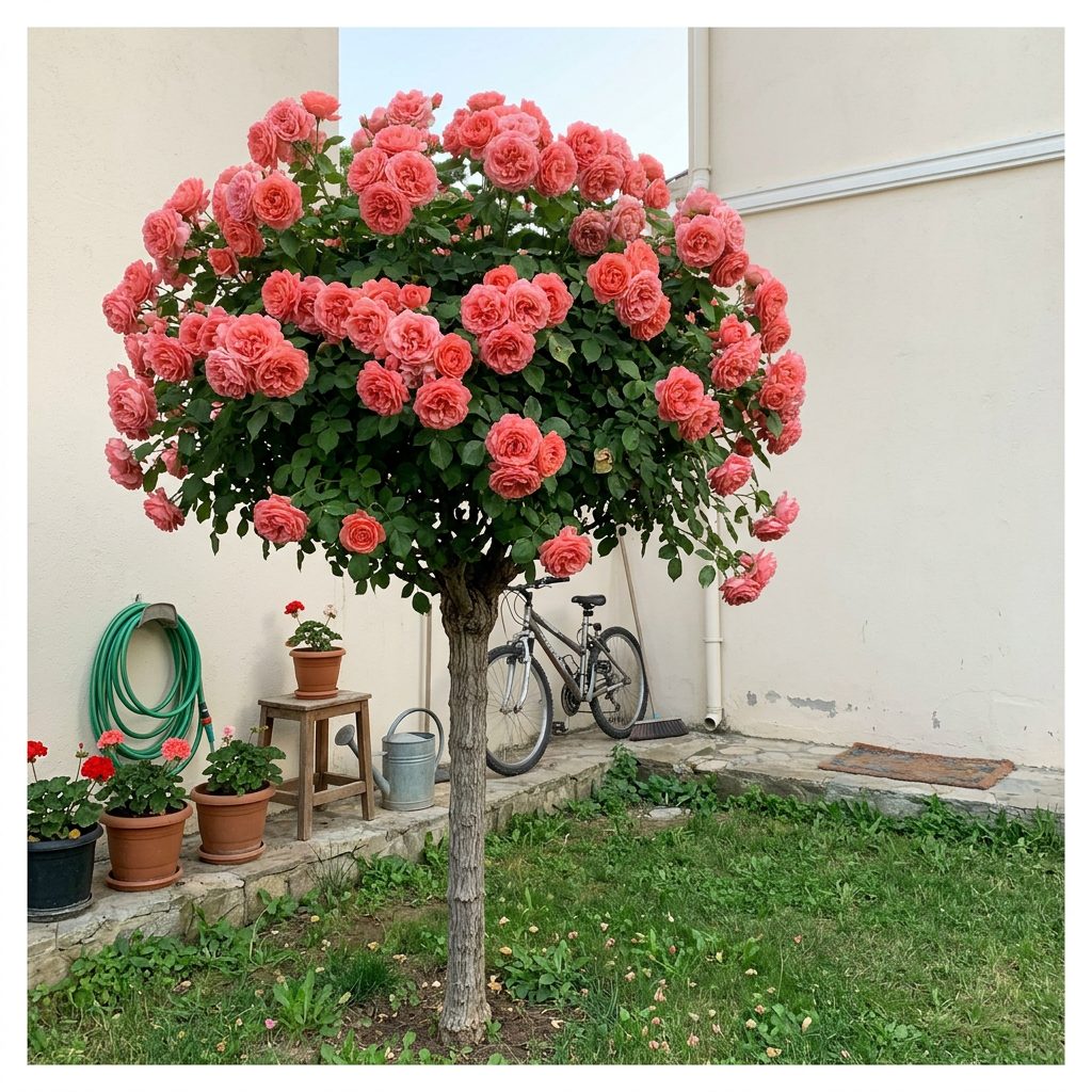 Saksılı Baston Gül Fidanı